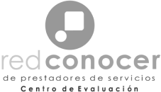 Logotipo de Redconocer en gris y con fondo transparente de RedConocer de prestadores de servicios centro de evaluación