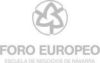 Logo en gris de Foro Europeo